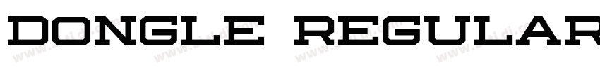 dongle regular字体转换